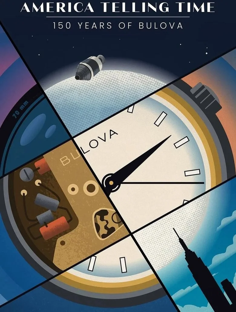 America Telling Time: 150 Years of Bulova poster
