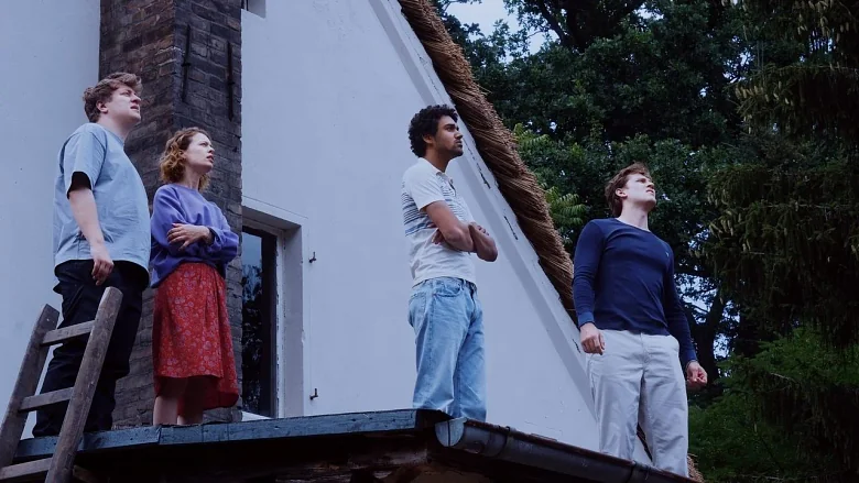 Afire trailer