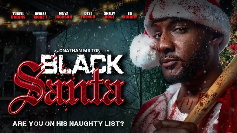Black Santa trailer